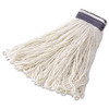 RUBBERMAID COMMERCIAL PRODUCTS E438-12 LOOPED-END MOP HEAD, RAYON, 24OZ, WHITE,