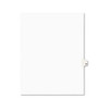 AVERY 01016 NUMERIC DIVIDER,16",SIDE TAB,25/PK,WHITE