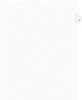 AVERY 11914 NUMERIC DIVIDER,4",SIDE TAB,25/PK,WHITE