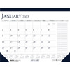 HOUSE OF DOOLITTLE 1646 COMPTACT DESK PAD,12MNTH, JAN/DEC,BE/GY