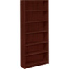 HON 1877N 6 SHELF BOOKCASE, 4 ADJUSTABLE
