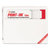 AVERY 20416 PRINT-ON TABS, SINGLE REVERSE COLLATED