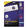 AVERY 8293 INKJET LABELS, MATTE WHITE,400/PACK