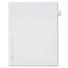 AVERY 82185 LEGAL SIDE TAB DIVIDER,LETTER,WHT,25/PK