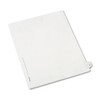 AVERY 82225 LEGAL SIDE TAB DIVIDER,LETTER,WHT,25/PK