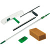 UNGER PWK00 WINDOW CLEANING KIT, W/8' POLE