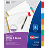 AVERY 23079 WRITE-ON DIVIDERS, LAMINATED TABS,CLEAR