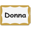 C-LINE PRODUCTS 92266 NAME BADGES,SELF-ADHESIVE,GOLD,100/BOX C-LINE PRODUCTS 92266 NAME BADGES,SELF-ADHESIVE,GOLD,100/BOX