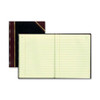 REDIFORM 56211 RECORD BOOK W/MARGIN,10-3/8X8-3/8,BLACK