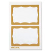 BAUMGARTENS 67647 VISITOR BADGE,100/BX,GOLD