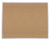 GHENT AK48 TACKBOARD, 48.5" X 96.5", ALUMINUM FRAME
