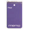 MEAD PRODUCTS 45354 MEMO BOOK, COLLEGE RULED, 3" X 5", WIREB