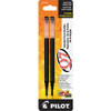 PILOT PEN CORPORATION 77245 RETRACTABLE NEEDLE GEL REFILL,2/PK,BLACK