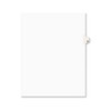AVERY 01058 TAB DIVIDER, 58,LETTER,WHITE,25/PACK