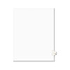 AVERY 01073 TAB DIVIDER, 73,LETTER,WHITE,25/PACK