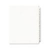AVERY 01333 TAB DIVIDER, 76-100,LETTER,WHITE,1 SET