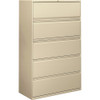 HON 895LL 5-DRAWER LATERAL FILE, W/LOCK