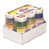 PACON CORPORATION 91370 GLITTER JARS, SPARKLING, 4 OZ., 6/ST