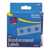 AVERY 05722 DISPENSER PACK HOLE REINFORCEMENTS, 1/4"