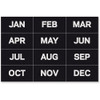 BI-SILQUE VISUAL COMMUNICATION PRODUCTS FM1108 MAGNETIC MONTHLY CALENDAR CHARACTERS
