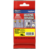 BROTHER TZES631 TAPE,1/2 BK ON YELLOW