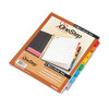 CARDINAL BRANDS INC. 60818 INDEX SYSTEM,1-8,LETTER,ASSORTED,1 SET