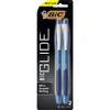 BIC CORPORATION VCGP21BE RETRACTABLE BALLPOINT PEN,2/PK,BLUE