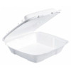 DART CONTROLS 90HTPF1VR FOAM VENTED HINGED LID CONTAINERS, 9W X 