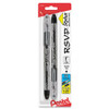 PENTEL BK90LBP2A PEN,RSVP,STYLUS,FINE,BK,2PK