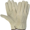MCR SAFETY CRW3215L MCR SAFETY  ECONOMY LEATHER GLOVES, FLEX