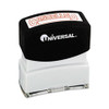 UNIVERSAL 10045 MESSAGE STAMP, CANCELLED, PRE-INKED/RE-I