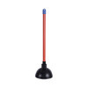 BOARDWALK 09201EA TOILET PLUNGER, 18" PLASTIC HANDLE W/ 5 