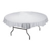 HOFFMASTER 210101 TABLECOVER RND 82" WHT
