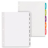 AVERY 14435 DIVIDERS,EZ-PL,LBL,8TB,20PK