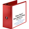BUSINESS SOURCE 26979 BINDER,VIEW,EO,D-RING,1",RD