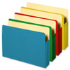 BUSINESS SOURCE 26551 POCKET,FILE,LTR,3.5"EXP,GN