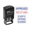 U.S. STAMP & SIGN E4853L ECONOMY 5-IN-1 MICRO DATE STAMP, SELF-IN