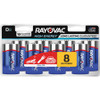 RAYOVAC 8134TK BATTERY,ALKALINE,D,4/PK