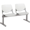KFI 2300BEAM2813 BEAM SEATING- 2 SEATER WITH PERFORATED B