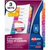 AVERY 11071 DIVIDER,TOC,8T,MC