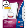 AVERY 11076 DIVIDERS,TOC,8TAB