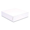 SOUTHERN CHAMPION TRAY 1569 BAKERY BOXES, 10 X 10 X 2.5, WHITE, 250/