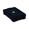 REALLY USEFUL 4BKPK4 4.23 QT. LATCH LID STORAGE TOTE, 15.55" 