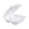 DART 90HT3 INSULATED FOAM HINGED LID CONTAINERS, 3-