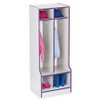 JONTI-CRAFT, INC. 4682JCWW003 RAINBOW ACCENTS® 2 SECTION COAT LOCKER W