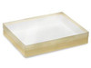 USC S-10581 CLEAR LID BOXES WITH GOLD BASE - 11 1Â„