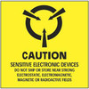 USC S-609 STATIC WARNING LABELS - "CAUTION/SENSITI