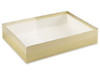 USC S-8546 CLEAR LID BOXES WITH GOLD BASE - 10 X 7 
