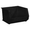 BOX PARTNERS BINP1816K 18" X 16 1/2" X 11" BLACK PLASTIC STACK 