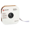 VELCRO VEL165 TAPE,4" X 75', LOOP, WHITE, VELCRO
